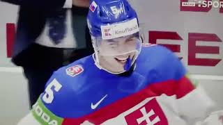 Slovensko postupuje do štvrtfinale 7:1 Slovensko - Dansko