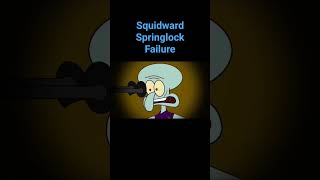 Squidward Springlock Failure #fnaf #spongebobmeme #spongebob #2024 #meme #funny #memes #flipaclip