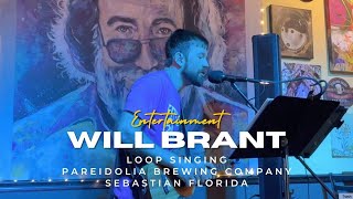 Will Brant Performs Loop Singing in Sebastian Florida