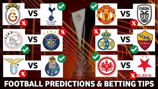 UEFA Europa League and Conference League Predictions & Betting Tips