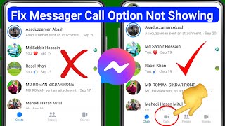 How to fix Call Option Not Showing On Messenger | calls option not available on messenger (2024)