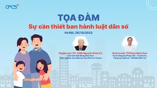 Tọa đàm "Sự cần thiết ban hành luật dân số"