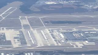 Dulles airport from the air