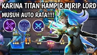 KARINA FULL ITEM DEFENSE GA MATI2, ATTACK OF KARINA TITAN!!! #magicchess