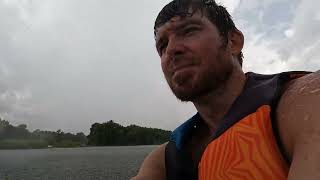 Hamm Creek, Tx - Surfing in the rain