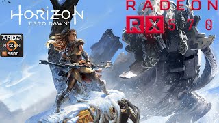 HORIZON ZERO DAWN BENCHMARK || RX570 4GB || 1080P ||