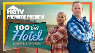 NEW SHOW ALERT: 100 Day Hotel Challenge | HGTV