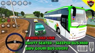 Bus Simulator Indonesia - Eliott Seater + Sleeper Bus Mod Download Link - Android Gameplay HD 868