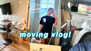 move in vlog 2022! college apartment move in