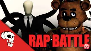 Sonic reacts to Freddy Fazbear vs Slenderman rap battle