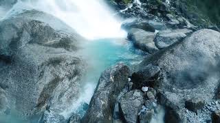 Nature sounds: Relaxing water sound for relaxing sleep 😴❤️🎧#nature #naturesounds #waterfall