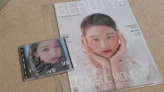 IVE JANG WONYOUNG SIGNED I'VE IVE JEWEL FANSIGN ALBUM + BEAUTY + MAGAZINE UNBOXING/REVIEW