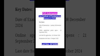 PhD Admission 2024#PhD Admission Update# researchinstitute#researcher# researchopportunities#apply