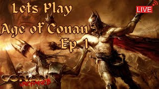 Age of Conan Lets Play - Shipwrecked on Tortage Ep.1