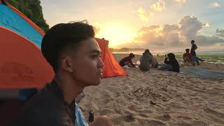 Camping di pantai watu kodok