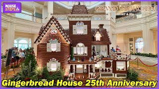 Disney’s Grand Floridian Resort Gingerbread House 2024 Tour & Treats - 25th Anniversary