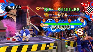 Sonic Generations | Chemical Plant Act 2 Speedrun w/skills (1:11.95)