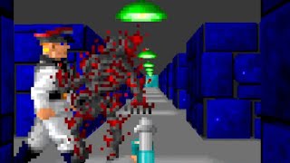 Wolfenstein 3D - Episode 6, Floor 1 - 100%