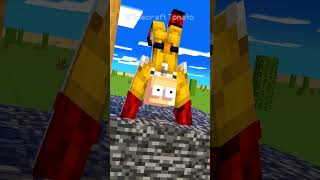 HELP HEROBRINE Mine Bedrock Challenge VS Notch VS Entity VS Saitama (Bones - Imagine Dragons) #fypシ