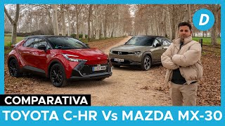 Toyota C-HR (2024) vs Mazda MX-30 E RV: ¿cuál es la MEJOR opción? | Prueba | Diariomotor