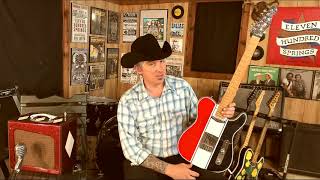 Guitar Talk with Matt Hillyer red white & blue Telecaster