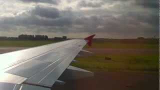 Austrian Airlines Airbus A321 (OE-LBC) landing at Brussels Zaventem