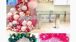 Different Decor ideas of Balloon and Paper crafts||Decor School or Home in Beautiful Style