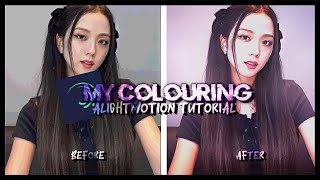 My colouring tutorial - alight motion || krystal.97