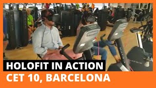 VR Gym: VR Bike Racing [HOLOFIT at CET 10, Barcelona]