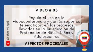 Video 5  Audiencias Virtuales, Requisitos de demandas y solicitudes en los Tribunales de PNNA