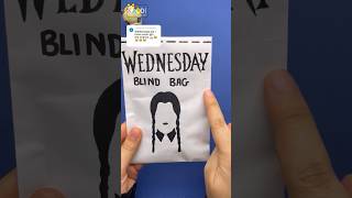 Wednesday Blind Bag🖤 #shorts #kaddiartandcraft #blindbag #diy #papercrafts #squishy #asmr #unboxing