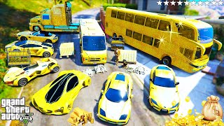 Stealing The Most EXPENSIVE GOLD CARS in GTA 5