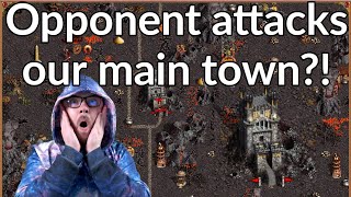 Opponent Attacked My Main Town! || Heroes 3 Inferno Gameplay || Jebus Cross || Alex_The_Magician