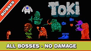 TOKI (NINTENDO NES) - All Bosses, No Damage + Ending