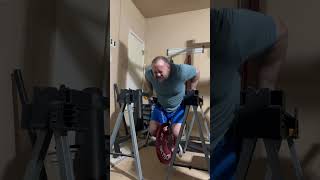 Dips, 225lbs BW + 55lbs x 20!