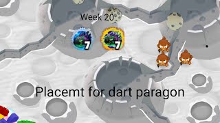 Placement for dart paragon on lych week 20