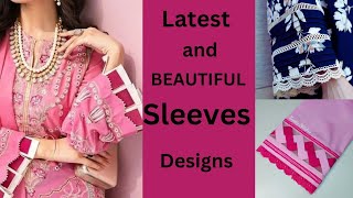 Latest cutwork sleeve Designs for kurti||trendy and easy sleeves designs||sleeve designs