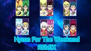 Beyblade burst surge/la super liga de  Fon The Weerkend remix]/jefri b,g