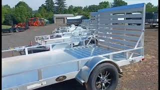 6.5x10AGA3K - NEW 6.5' x 10' All Aluminum Utility Trailer