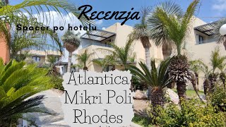 GRECJA🇬🇷HOTEL ATLANTICA MIKRI POLI RHODES -RECENZJA , spacer po hotelu, JEDZENIE, AQUAPARK /RODOS #2