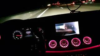 w213 driving Autobahn Ambilight .