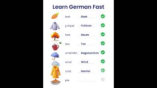 Autumn Vocabulary in German | Learn German Fast