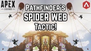 UNKNOWN PATHFINDER SPIDER WEB TACTIC IS INSANE! Apex Legends Funny Moments