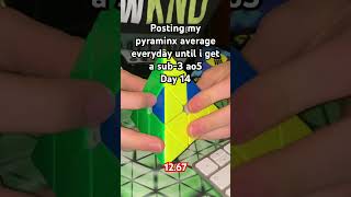 Posting my pyraminx average everyday until i get a sub-3 ao5 - Day 14