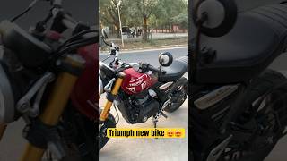 Triumph speed 400 test ride #shortsvideo #automobile #triumphmotorcycle #viral  #ytshorts