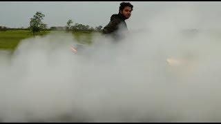 Ktm Rc 390 burnout super burn out