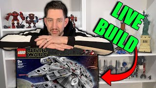 Lego Millennium Falcon 75257 Build - LIVESTREAM