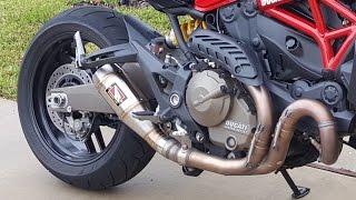 Ducati Monster 821 Competition Werkes Slip-on Exhaust