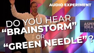 Do you hear BRAINSTORM or GREEN NEEDLE?