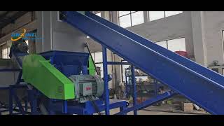 PP PE washing pelletizing machine PE film prewashing granulating machine